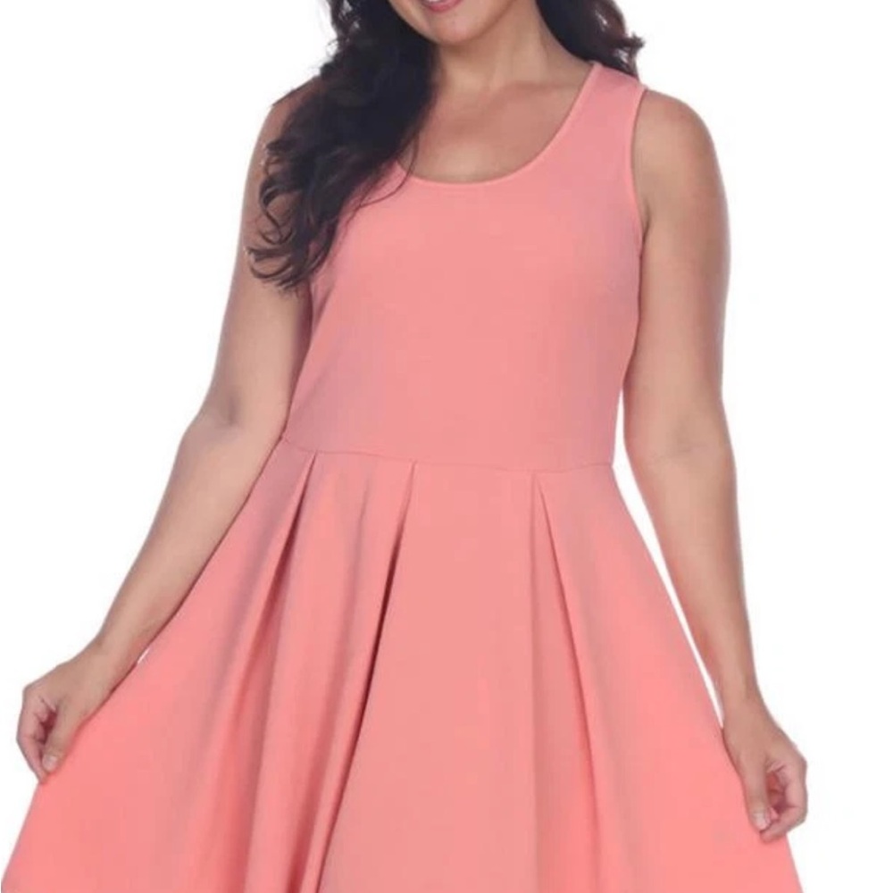 White Mark Pink Fit and Flare Mini Dress - SIZE XXXL - NWT